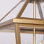 Suspension extérieure à 4 lumières de 14,8 pouces de large