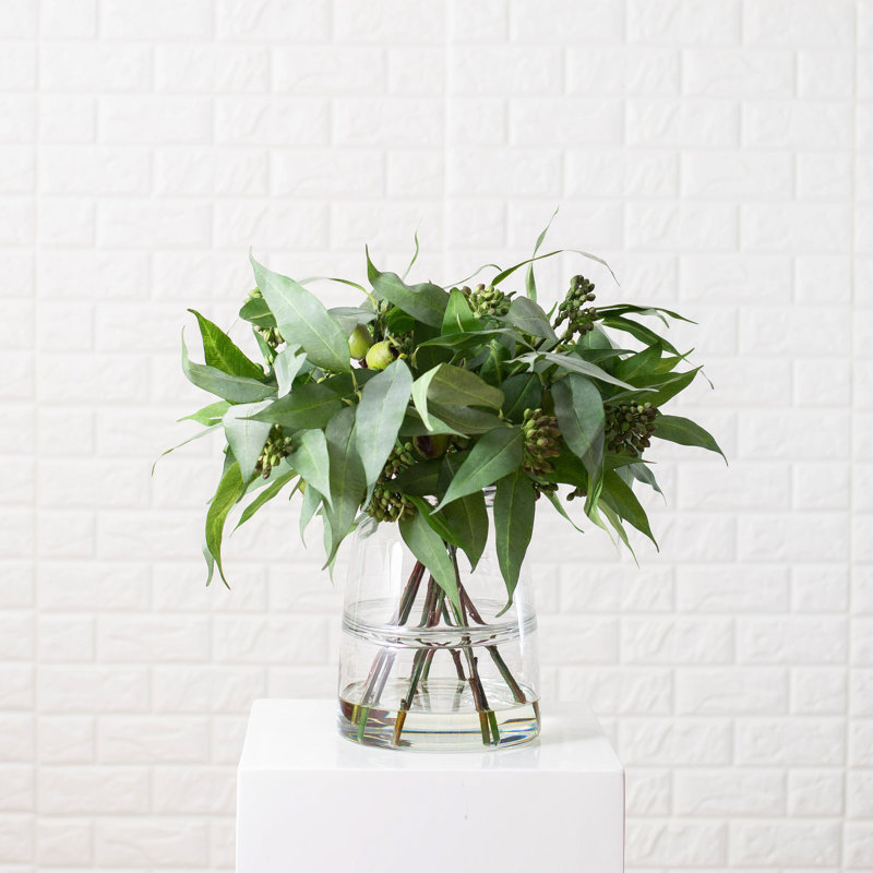 Silk Eucalyptus Arrangement in Vase