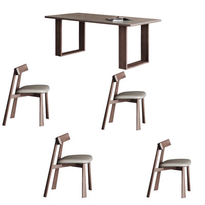 Modern simple rock plate dining table sets