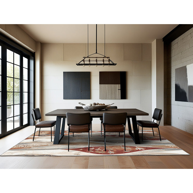 Ebb Of Light Rug, Square 6'