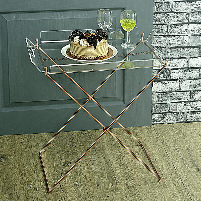 End Table With Removable Tray