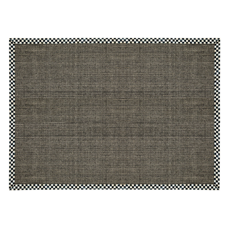 Courtly Check Sisal Dot Rug, Rectangle 6' x 9'