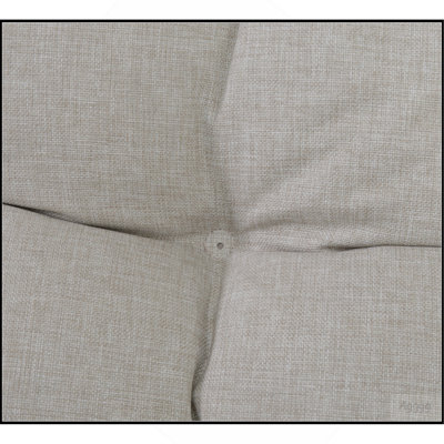 Canapé de patio, causeuse en osier d'extérieur avec coussin épais de luxe, ensemble de meubles de patio toutes saisons, banc de balançoire d'extérieur pour la cour du jardin