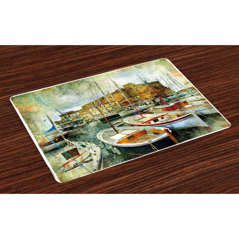 Jaime Italian Boats in Naples Placemat