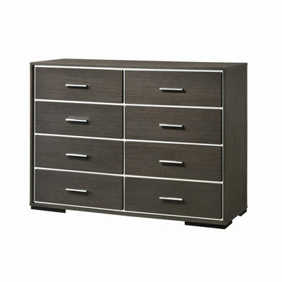 Commode de rangement élégante avec huit tiroirs spacieux, commode décorative