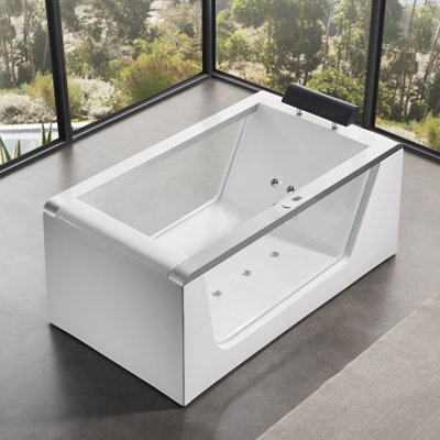 59'' x 32.25'' Whirlpool Acrylic Bathtub