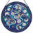 Celtic Moon Stained Glass Window Panel，7.8H-1408594882