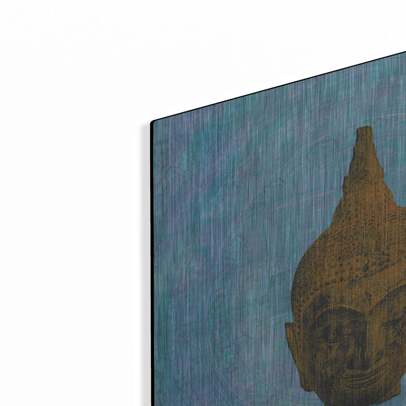 «Buddha On Blue» par Elena Ray, H 12 po x l 12 po