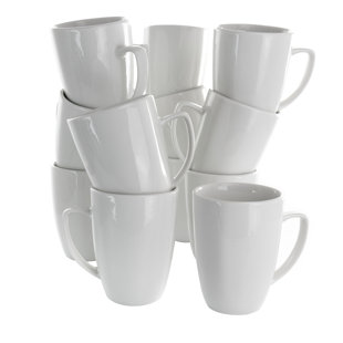 Porcelain Coffee Mug (Set of 12)