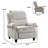 Fatih 35.4'' Wide Classic and Super Soft Push Back Recliner-876674400