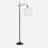 Mildreth 67'' Dimmable Arched/Arc Floor Lamp with Remote Control