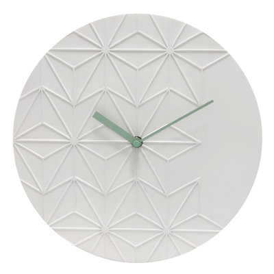 Acctim Wall Clock Quartz Geometric Resin Face Open Dial 30cm
