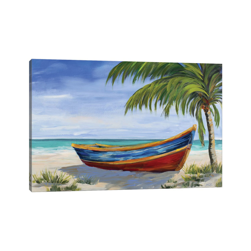 Run Ashore by Julie Derice - Wrapped Canvas Gallery-Wrapped Canvas Giclée, 66.04 cm H x 45.72 cm W x 3.175 cm D