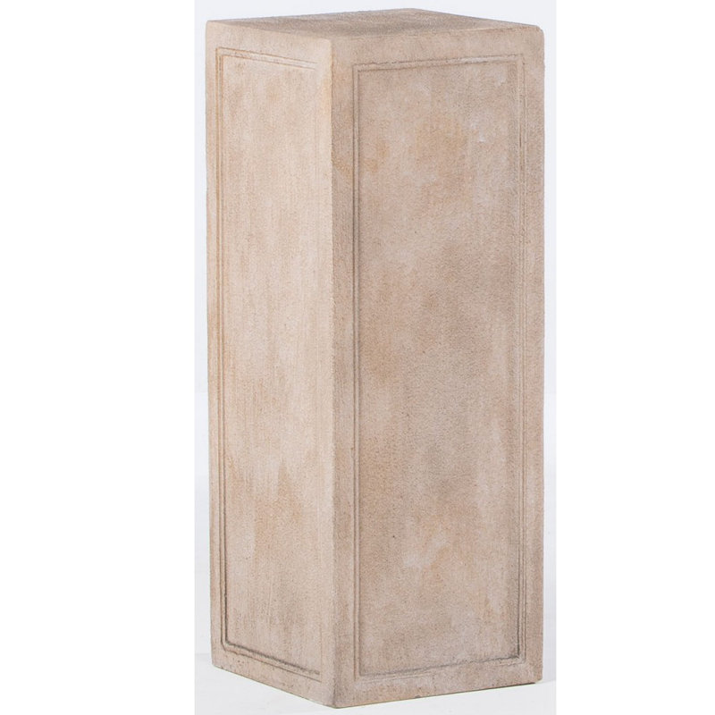 Piédestal Bruceville, Taupe, H 31,5 po x l 12,25 po x P 12,25 po