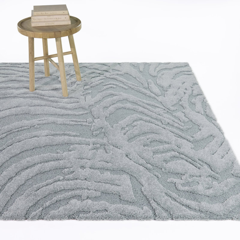 Tapis bleu sarcelle Alpert, 7 pi 10 po x 10 pi
