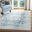 Tapis bleu sarcelle / ivoire Christa-1445486779