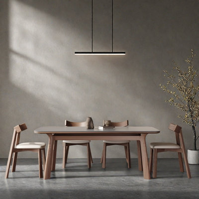 Simple new style dining table and chair