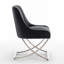 Chaise d'appoint rembourrée en velours Elian-101444861-122883345