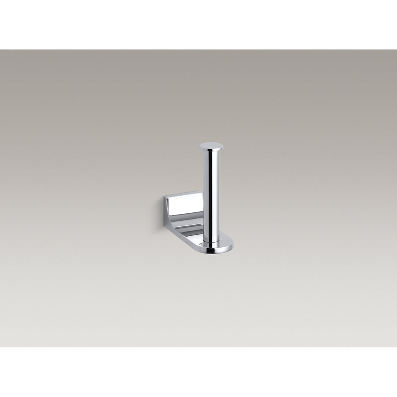 Loure Vertical Toilet Tissue Holder, Chrome poli