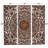 Wooden Handmade Intricately Carved Floral Home Wall Decor with Mandala Design-70048203-91947477
