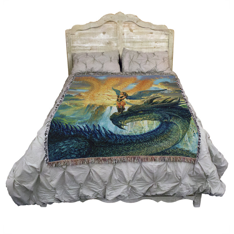 «Pure Country Weavers Flight INSTRUCTIERS Dragon» avec couverture féerique par Ciruelo