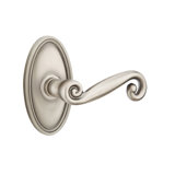 Scroll Privacy (Bed & Bath) Door Lever with Oval Rosette