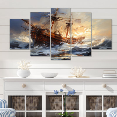 Amiryah - Boat Canvas Print - 5 Panels