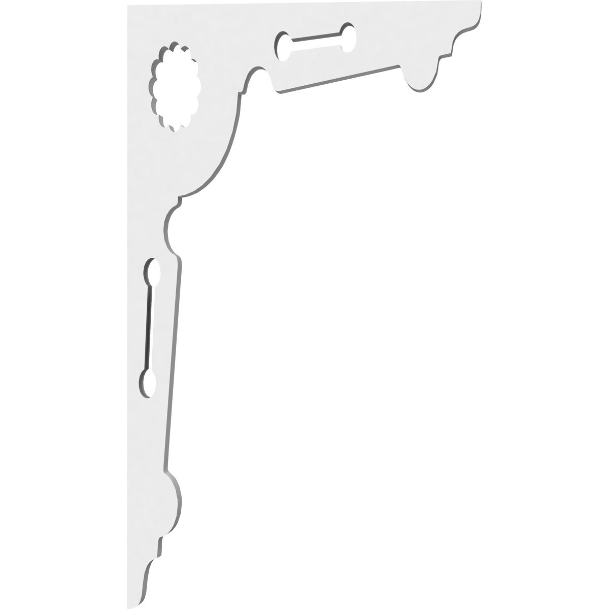 PCI Enterprises Cena Architectural Grade PVC Bracket | Wayfair