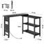 Table d'appoint pivotante à 360 ° avec station de charge - Table de bout mobile à 2 niveaux - Poche de rangement supplémentaire, 6 roues pivotantes verrouillables, Table de canapé polyvalente pour chambre à coucher, salon, bureau-237722286-237722281