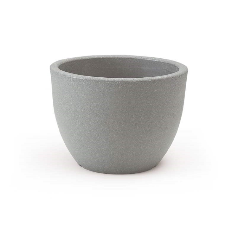 Grifaldo Pot Planter, Aged Stone, 22cm H x 30cm W x 30cm D