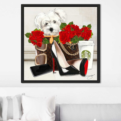 Fashion Westie (Square) par By Jodi - impression