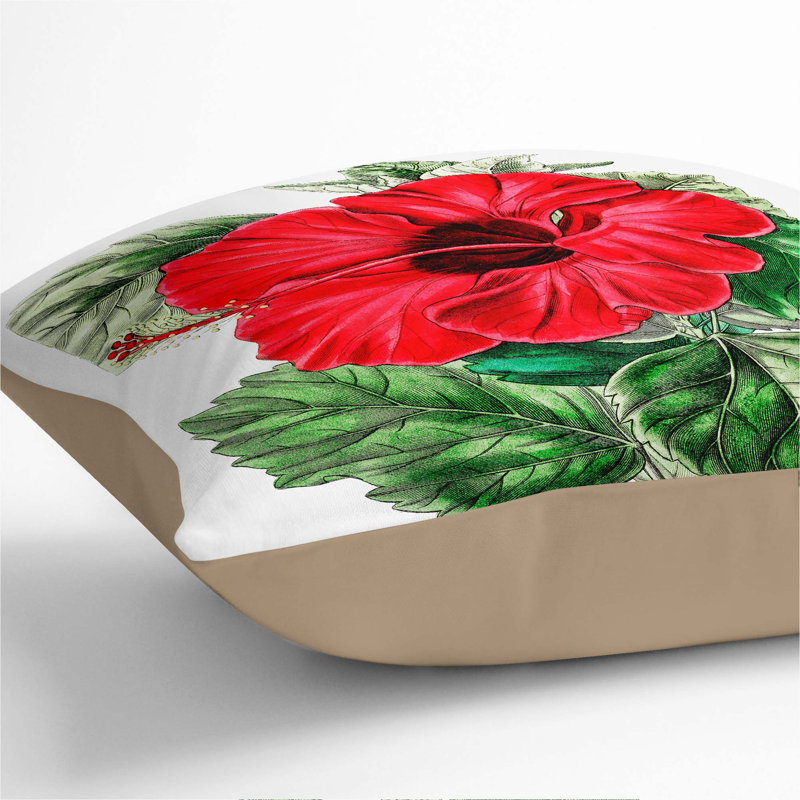 Square Throw Cushion, Stone, 40cm H x 40cm W x 15cm D