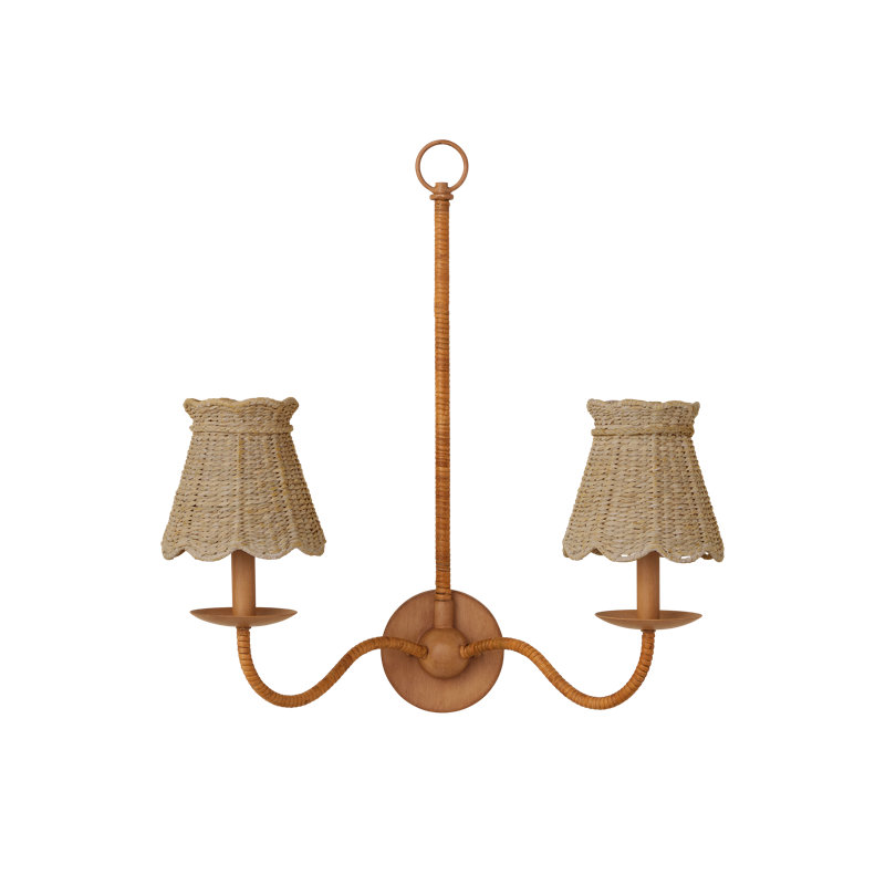 Annabelle Tapered Chandelier Shade, Natural