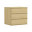 Molly 26" Nightstand in Natural Oak (3-Drawer)