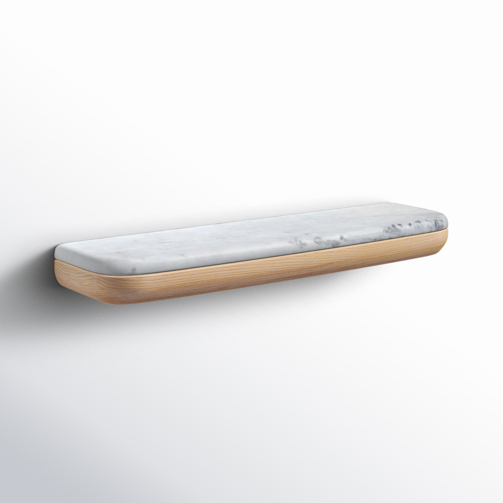 Alarice 24" Floating Shelf, 2.5" H x 24" W x 6" D, Calm Nature
