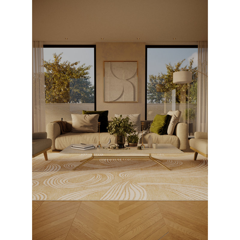 Tapis Landseer avec envers antidérapant, Rectangle 6 pi x 9 pi