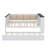 Full-Size Daybed With Storage Shelves, Upholstered Backrest, USB Port, And Trundle Bed-480993659