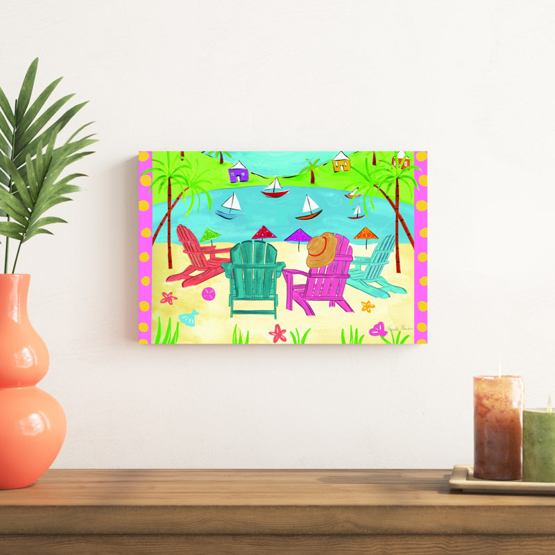 Beach Living IV, H 18 po x l 12 po x P 1,25 po