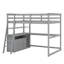 Lit mezzanine avec bureau et tablettes, tiroirs-259496994