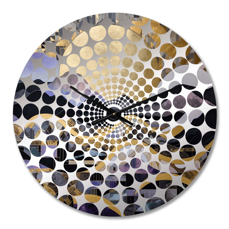 Lorice - Horloge murale paysage moderne, Médium