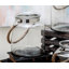 Porte-lanterne de table en verre