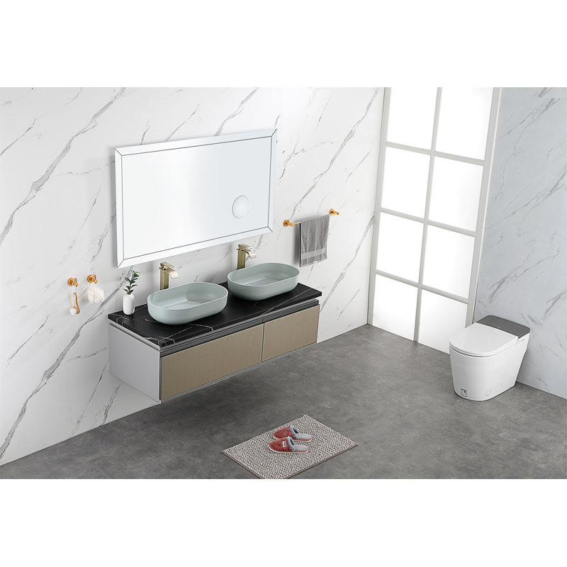 Lavabo vasque de salle de bain moderne ovale 24 "x 14" Modern