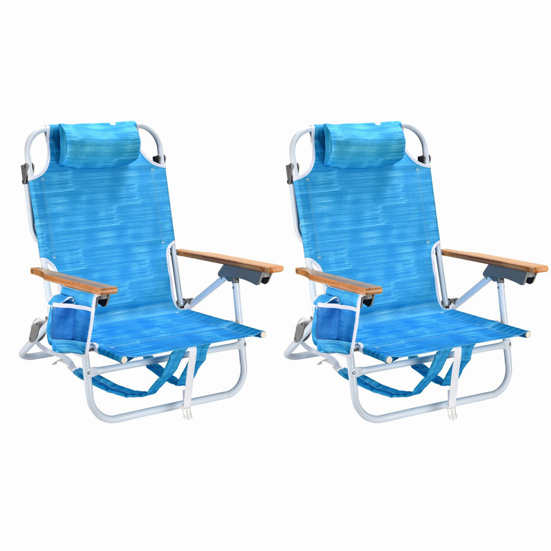 Fauteuil d'extérieur Taelee, Bleu