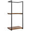 2 Piece Solid Wood Bracket Shelf