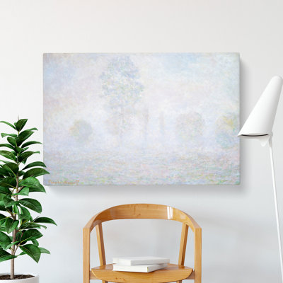 Morning Haze by Claude Monet - Wrapped Canvas Print