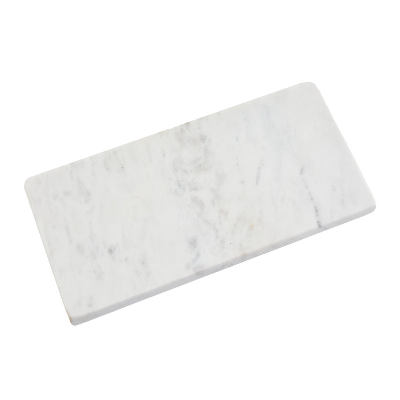 Marmore Stone White Rectangular Chopping and Serving Board