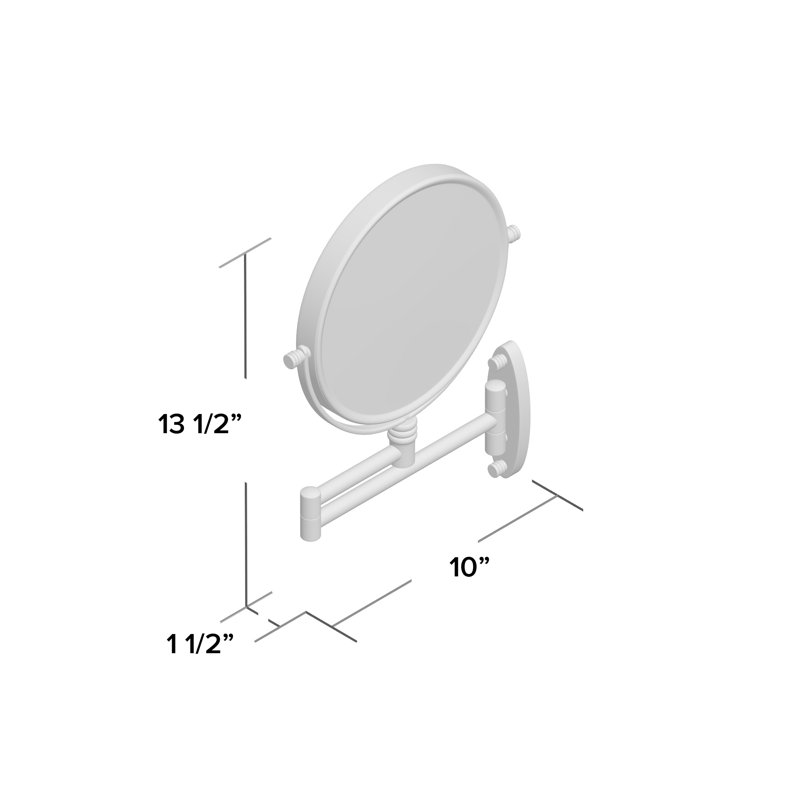 miroir de maquillage/rasage Alphonsine, X5