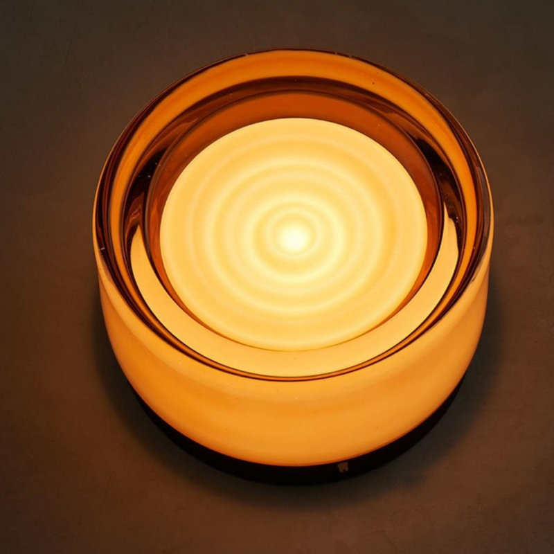 Mini Round Led Wall Lamp, Orange
