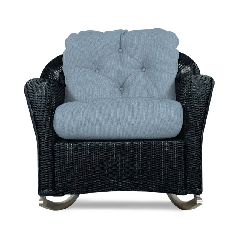 Reflections Outdoor Rocker Chair, Knix Granite, Ebony