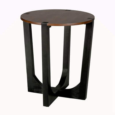 ACACIA SOLID WOOD SIDE TABLE